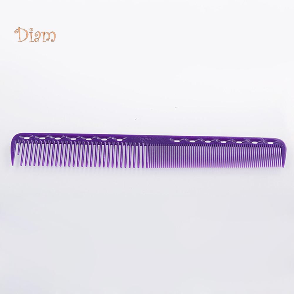 NO.INS Flat Top Hair Cutting Comb Resin Anti-static Hairdressing Thin Brush Tool Hair Comb Massage