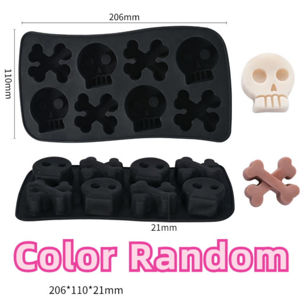 Multicavity Pumpkin Ghost Silicone Chocolate Mold DIY Bat Witch Hat Candy Biscuit Making Baking Mould Halloween Party Cake Decor