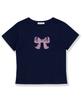 Bibalabida Ribbon Crop Short Sleeve T-Shirt