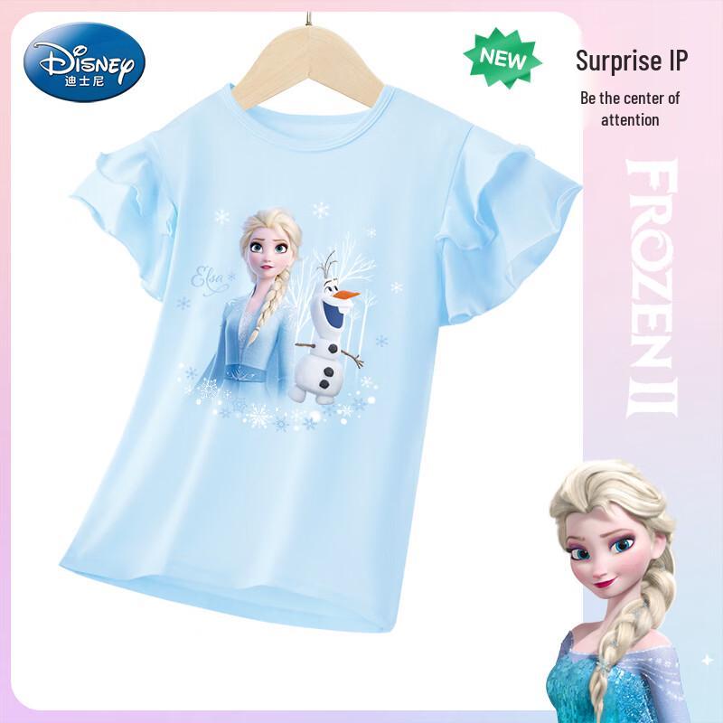 Disney Girls  Elsa Princess Short Sleeve T-Shirt 110