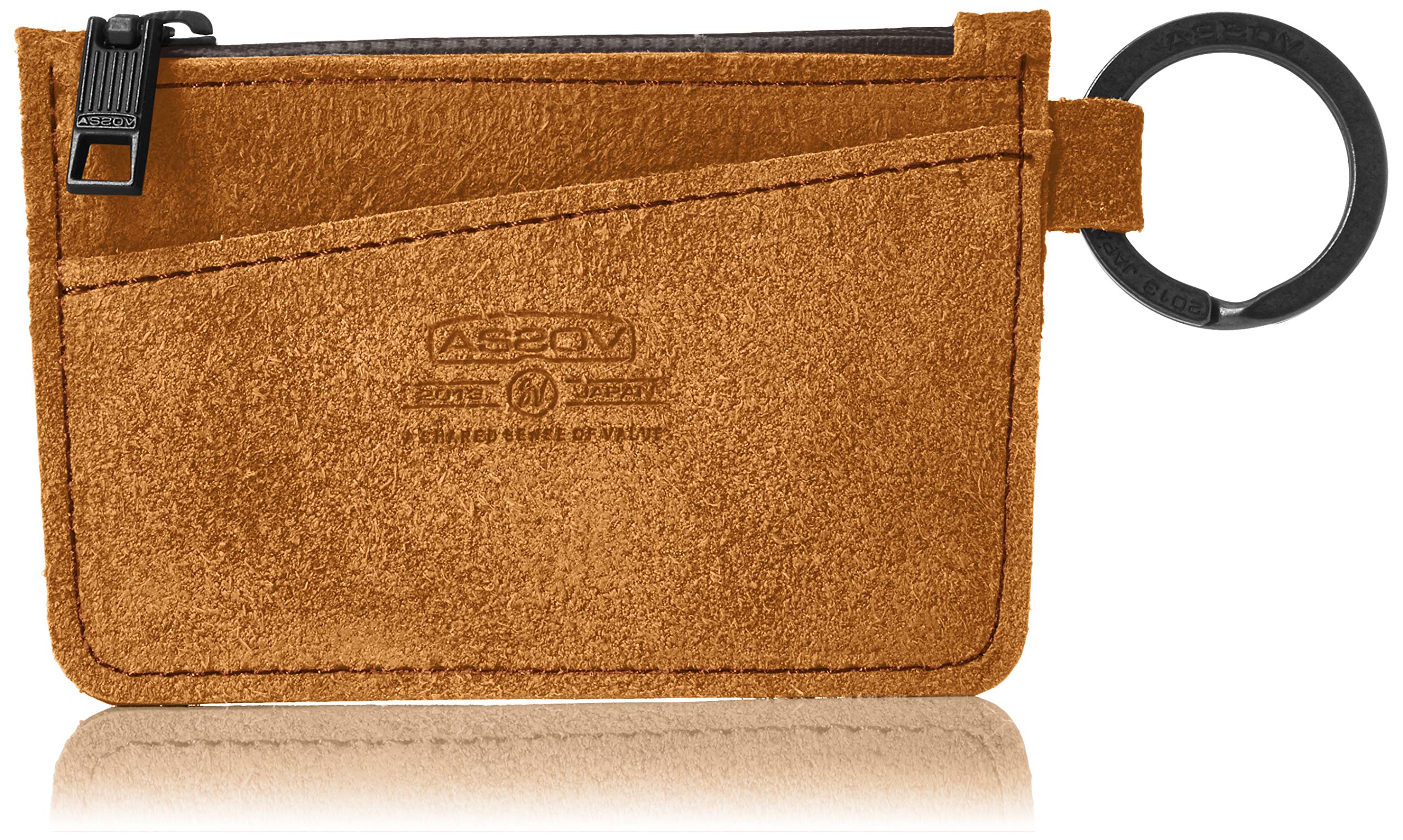 

ASSOB Water Proof Suede Compact Camel Wallet,