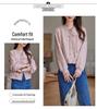 2024 Spring/Autumn Women's National Style Round Neck Frog Button Baseball Jacket