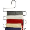 Multilayer Stainless Steel Magic Pants Hangers Space Savers Storage Rack for Hanging Jeans Scarf