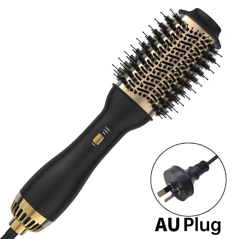 New 4 In 1 Hot Air Brush Hair Dryer With Adjustable Temperature For Smooth Styling