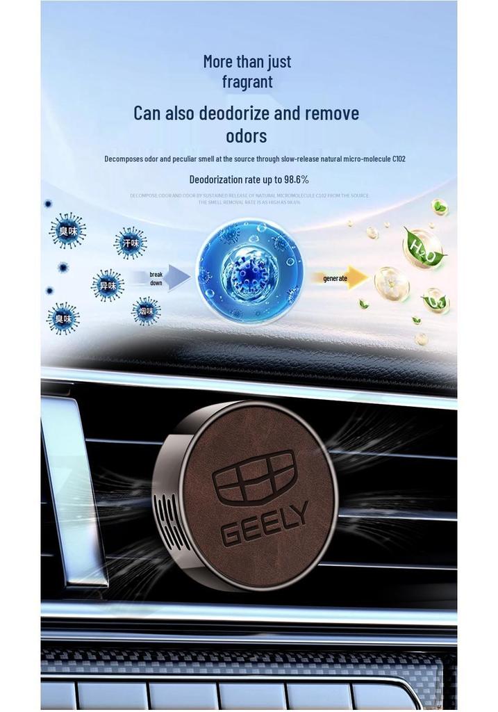 Geely Car Air Freshener: Perfume Ornament for Emgrand, Binyue, Xingyue, Xingyuan, Xingrui