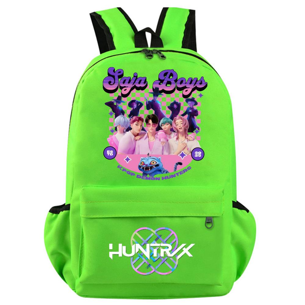 Anime K-Pop Demon Hunters Printed Backpack for Teenager Student Girl Boy Bookbag Schoolbag Women Large Capacity Waterproof Travel Bag Kid Gift