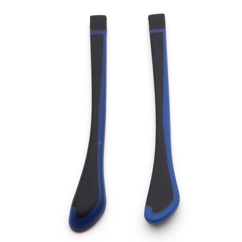 1Pair Tungsten Carbon Rubber Square Hole Glasses Foot Cover Eyeglasses Anti-Skid Sleeve Soft Silicone Prevent Allergies Ear Hooks