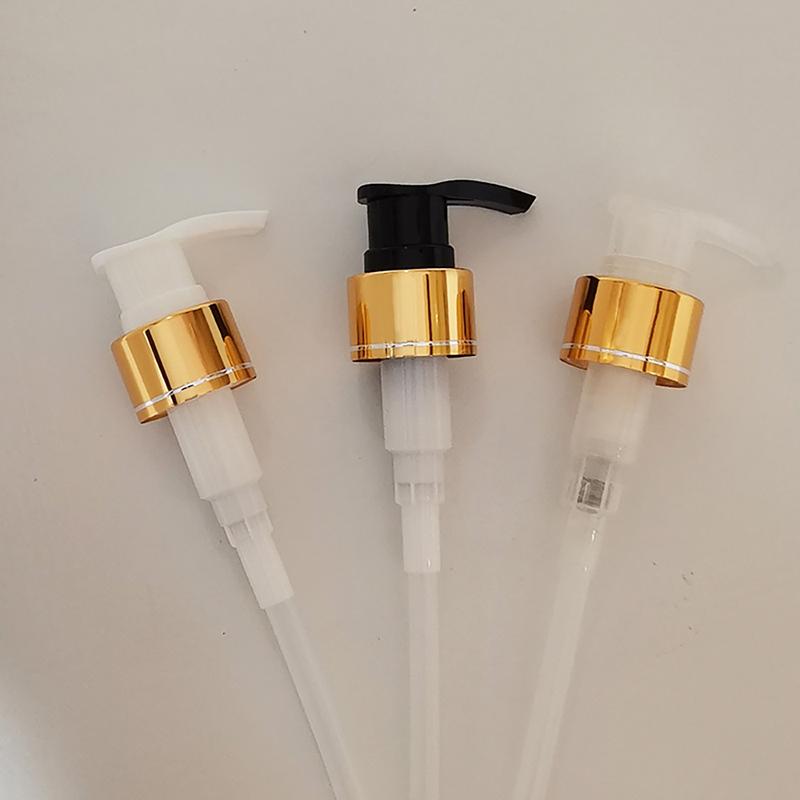 100ml 150ml 200ml 250ml Empty Black Bottles Liquid Soap Pump Container For Personal Care Lotion,gold Pump Cosmetic Containers
