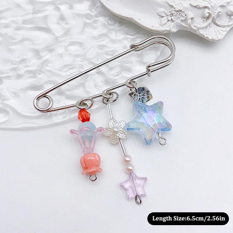 

Y2K готическая милая брошь из бисера, стильная скрепка, булавка на лацкан, пряжка на талию, значок на кроссовках, аксессуар для воротника рубашки as the picture