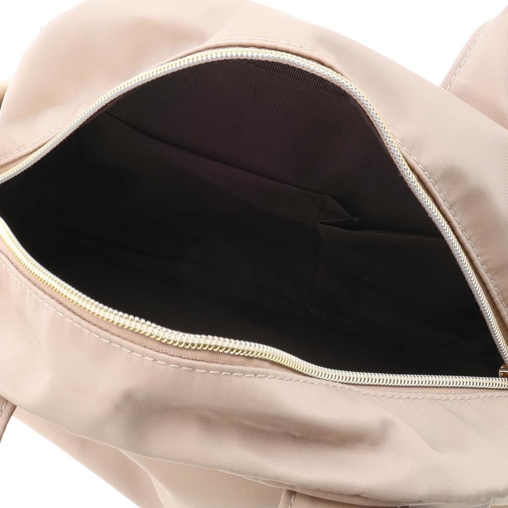 VASKA by Veska Tote Schulter Umhängetasche Synthetischer Schultergurt Mini Boston Tote Bag Schulter Beige [Mozu] Tasche, 2-Wege-Tasche, Damen, Tasche, Klein,