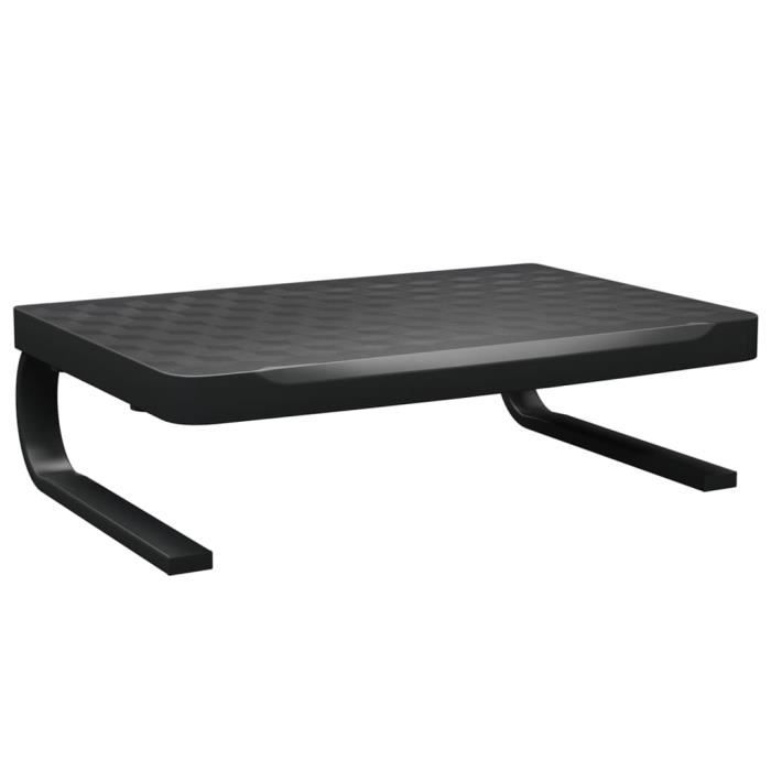 51725 vidaXL Monitor Stand Black 37x28x11.5 Cm
