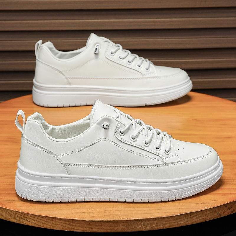 Spring and Autumn Men's Shoes New Sports Shoes Retro Little White Shoes Increase Orgasm Student Shoes Casual Shoes Platform Shoes Board Shoes Men