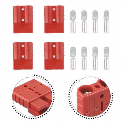 Copper Silver Power Connector Female Gray High Plastic