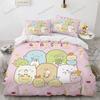 3D Printed Anime Sumikko Gurashi Bedding Set Duvet Cover Bedroom Comforter Single Twin King _Size Quilt Cover Home Textiles