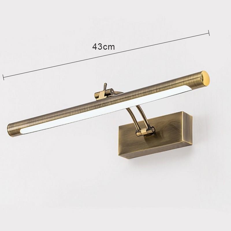 Wall Lamps Bathroom Modern Wall Lights 43CM 55CM Toilet Wall Mounted Lighting Fixtures Sconces Indoor Bedroom Mirror