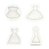 Moule Silicone Forme Mini Robe Gâteau Moule Légumes Bonbons Fudge Moule Chocolat Bloc de Glace Décorations Gâteau Dessert Français