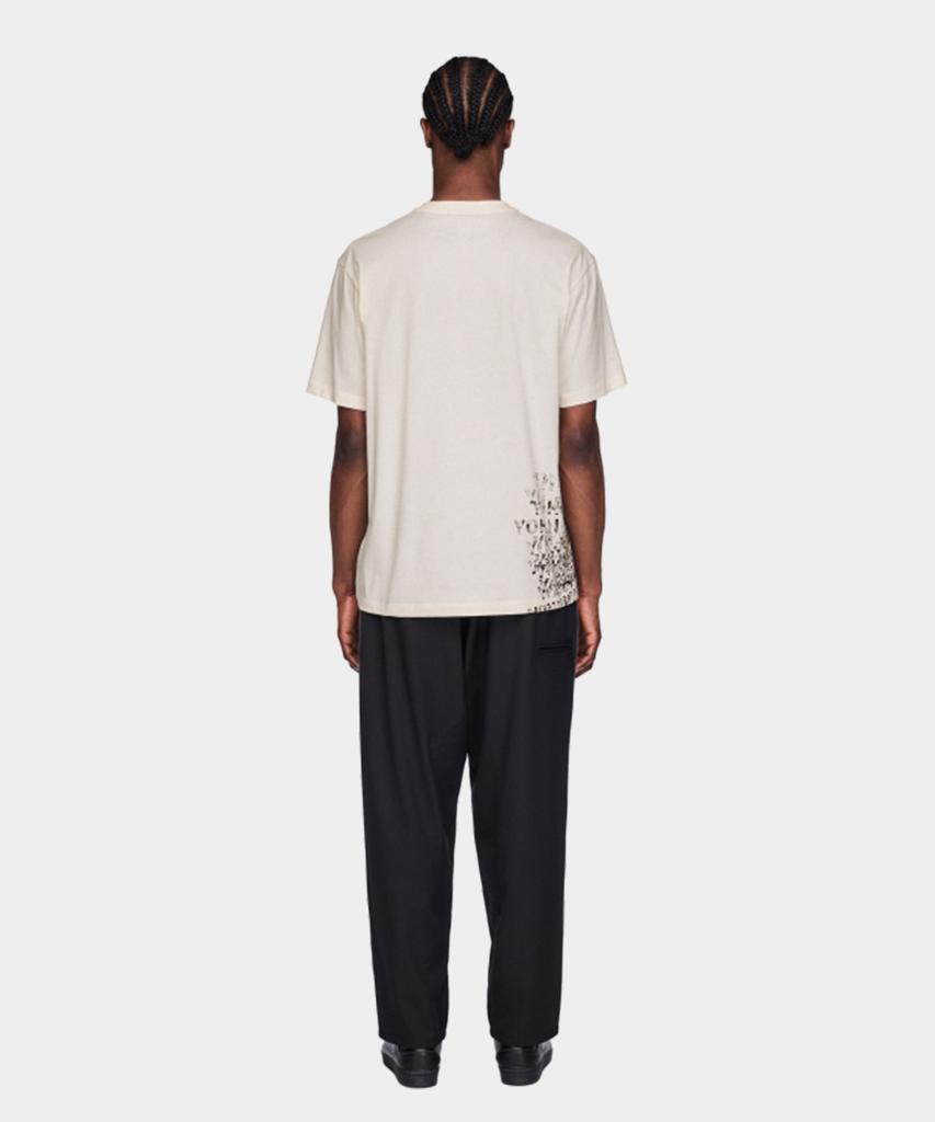 Y-3 (U) Gfx Short Sleeve T-Shirt White Gfx Ss Tee Chalk White