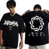 Funny Bad Omens Band Logo Graphic T Shirt Men Women Hip Hop Fashion Vintage T Shirts Male Casual Oversized Short Sleeve Tshirt