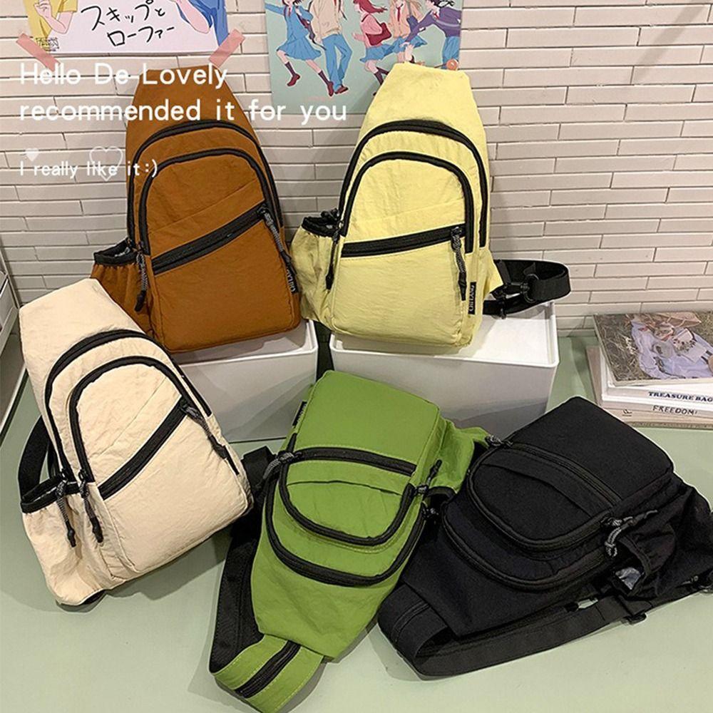 Multi-function Sports Chest Bag Small Travel Backpack Simple Sling Shoulder Bags Outdoor