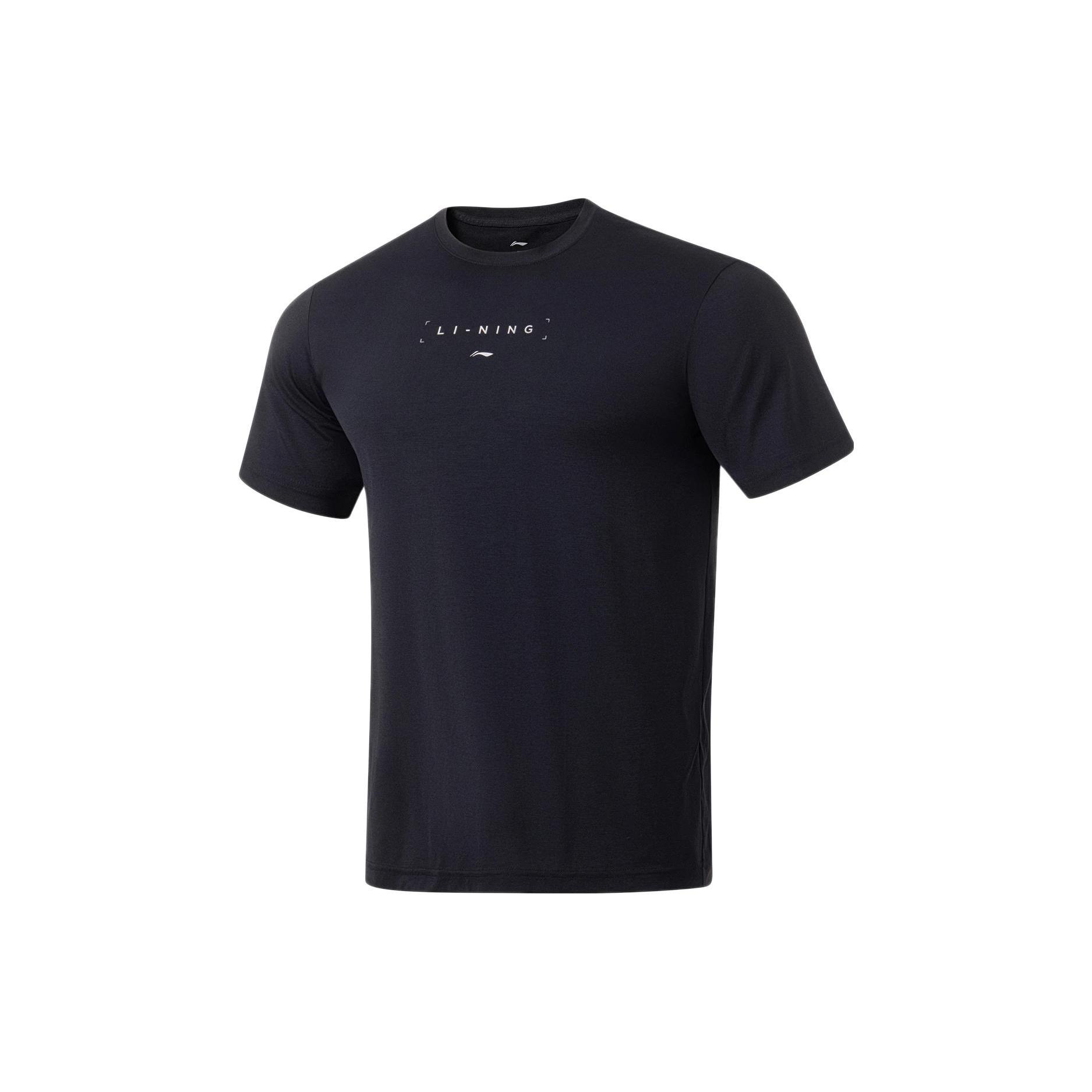 Li-Ning Lifestyle Sportswear Tee Black Men s ATST103-1 M