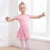 Cotton Gymnastics Leotards Short Sleeve Ballet Bodysuits Fashion Ballet Dress  Children