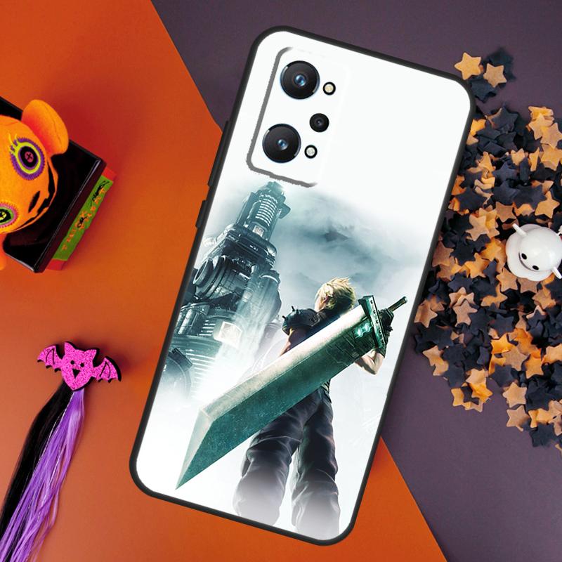 Final Fantasy VII For Realme GT Neo 5 3 2 C55 C35 C33 C31 C30 C25 C21Y C15 C11 Realme 10 8 9 11 Pro Plus Case