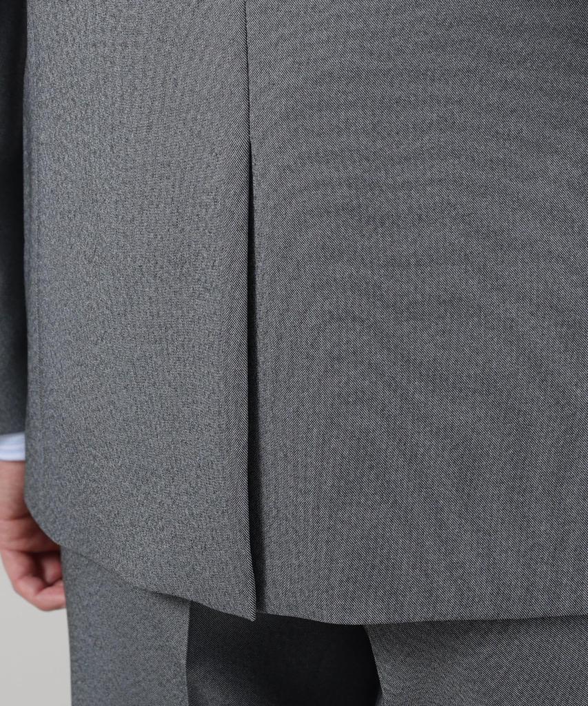 Takeo Kikuchi Men's Melange Sharkskin Stretch Jacket (93141011), Gray (012) 04 (LL), for ON/OFF/Set-Ups