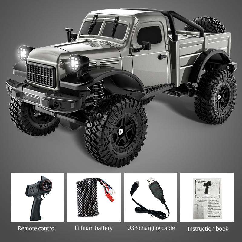 2.4G RC Car 4WD JJRC C8813 Radio Motor Pickup Climbing Off-Road Model Buggy Control Trucks Toys Childrens Gifts Boy