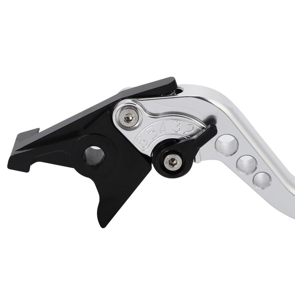 nakira Brake and Clutch Lever Set for and GSR600 V-Strom 250, GSR250, GSX250R, (Silver)