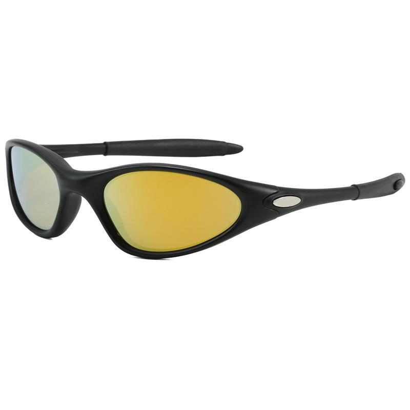European and American sunglasses for men and women TR Retro Oval Frame Outdoor Cycling and Driving Sunglasses minute