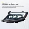 LED Lens Flowing Turn Signals for Toyota Fortuner 2010-2015 Headlight Assembly
