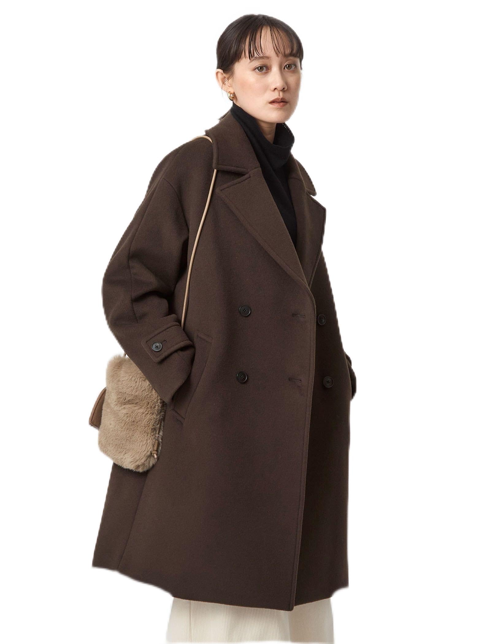

[United Arrows Green Label Relaxing] 1_OF MINE W Chesterfield Coat 36251382264 2950 DK.BROWN(29) M(38)