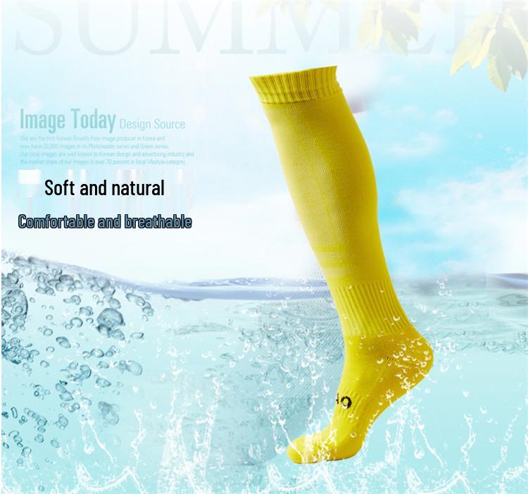 Men's Long Towel Football Socks for World Cup, Training, and Team Matches - Adult Sports Clearance.