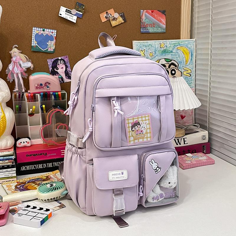 Versatile Large Capacity Computer Backpack  Junior High School Travel Bag Senior High School Backpack