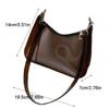 Jelly Color Crossbody Bag Clear Handbag PVC Transparent Shoulder Bag  Water-Sprinkling Festival