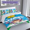 3pcs Arale Duvet Cover Set, Includes 1 Duvet Cover and 2 Pillowcases,Skin-Friendly&Comfortable Fabric,Suitable Bedding Sets