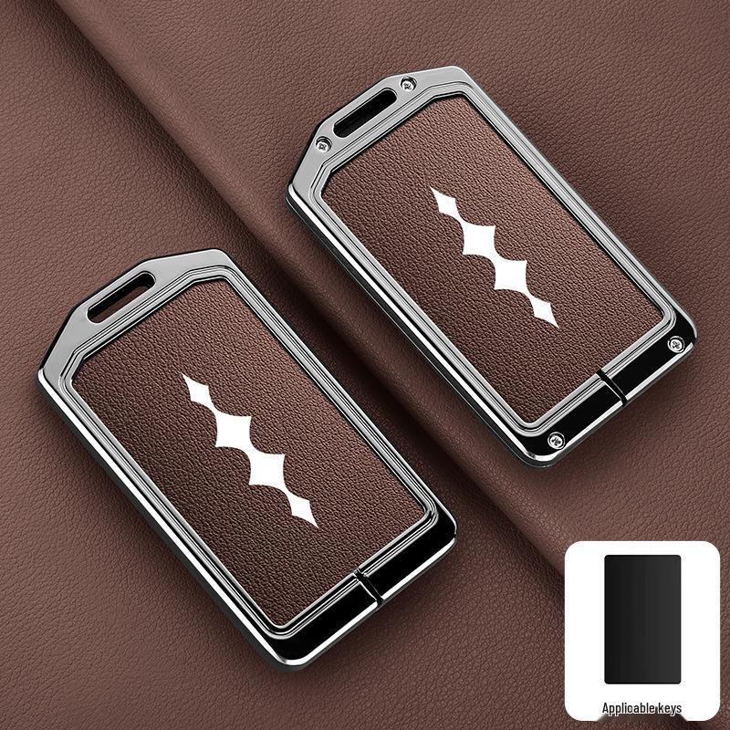 BYD Fangchengbao Metalen NFC Sleutelhanger Shell voor Leopard 5/8, Titanium 3/7 - High-End Bescherming