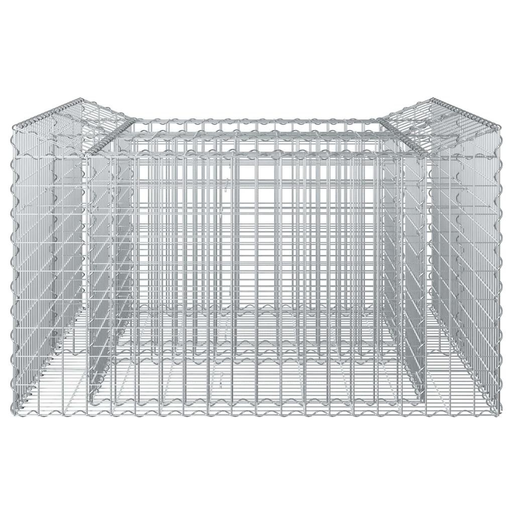 Gabion Raised Bed Silver