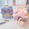 Piggy Bank Portable Cartoon Big House Savings Toys Cartoon Bank Piggy Bank Feel Delicate Save Money And Manage Money Not Bad