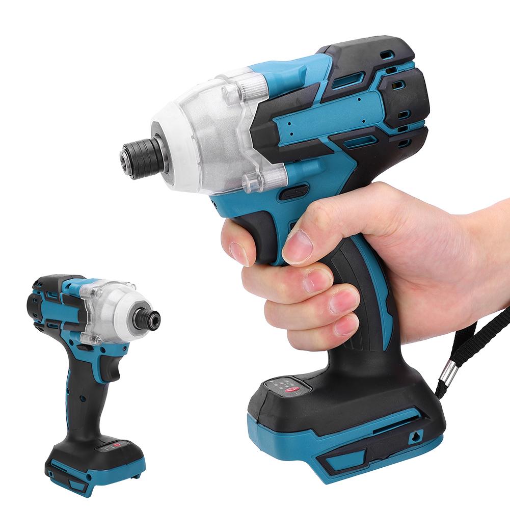 Screwdriver Machine Lithium Electric Tool Cordless Brushless Impact Wrench for Makita 21V