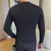 Autumn Winter Slim Fit Men's T-Shirts Solid Color Long Sleeve Cotton Youthful Vitality Casual Tshirt Men Breathable Tees Tops
