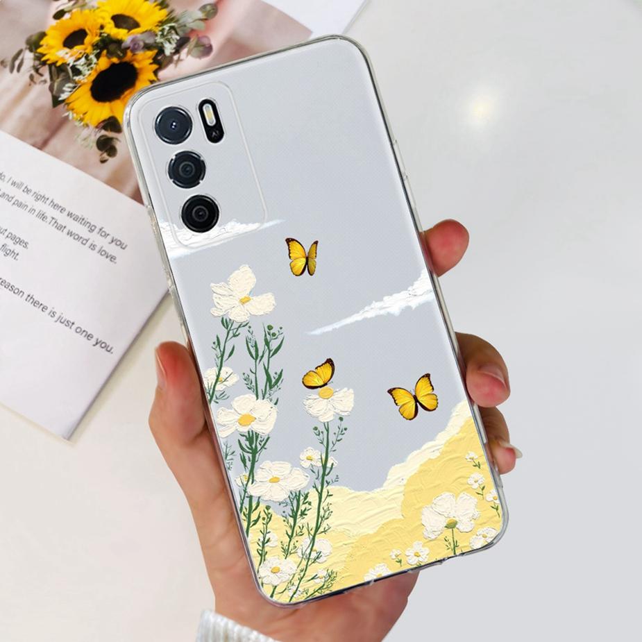 

For Oppo A16 A16s Case Stylish Painted Back Cover Soft Slim Phone Case For Oppo A16s OppoA16 s CPH2269 Coque Fundas Bumper Shell Oppo A16