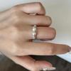 Xiaohongshu Bestseller Pearl Cable Knit Open Ring – Summer Vintage Luxury Fashion Style