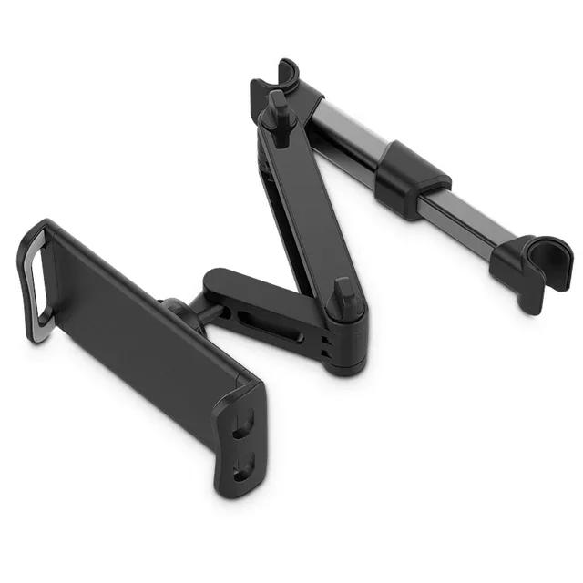 Car Universal Rear Seat Headrest Stand For IPad Air 4-11 Inch 360 Swivel Mini Tablet Automatic Car Phone Holder Auto Accessories