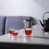 High-end Glass Teapot One-button Filtration Tea Pot Heat-resistant Anti-scald Tea Brewer Magnetic Tea Water Separation Cup