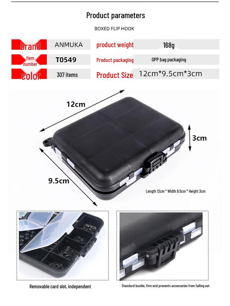Zestaw do połowu karpia w stylu europejskim: Zestaw wędkarski 307 elementów z zatyczkami na haczyk kukurydziany, koralikami i krętlikami.