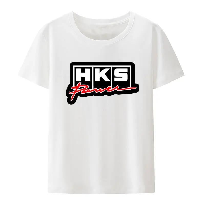 Hks Vintage Popular Tagless Modal Print T Shirt Creative Street Fashion Short-sleev Leisure Tees Novelty Breathable Camisetas