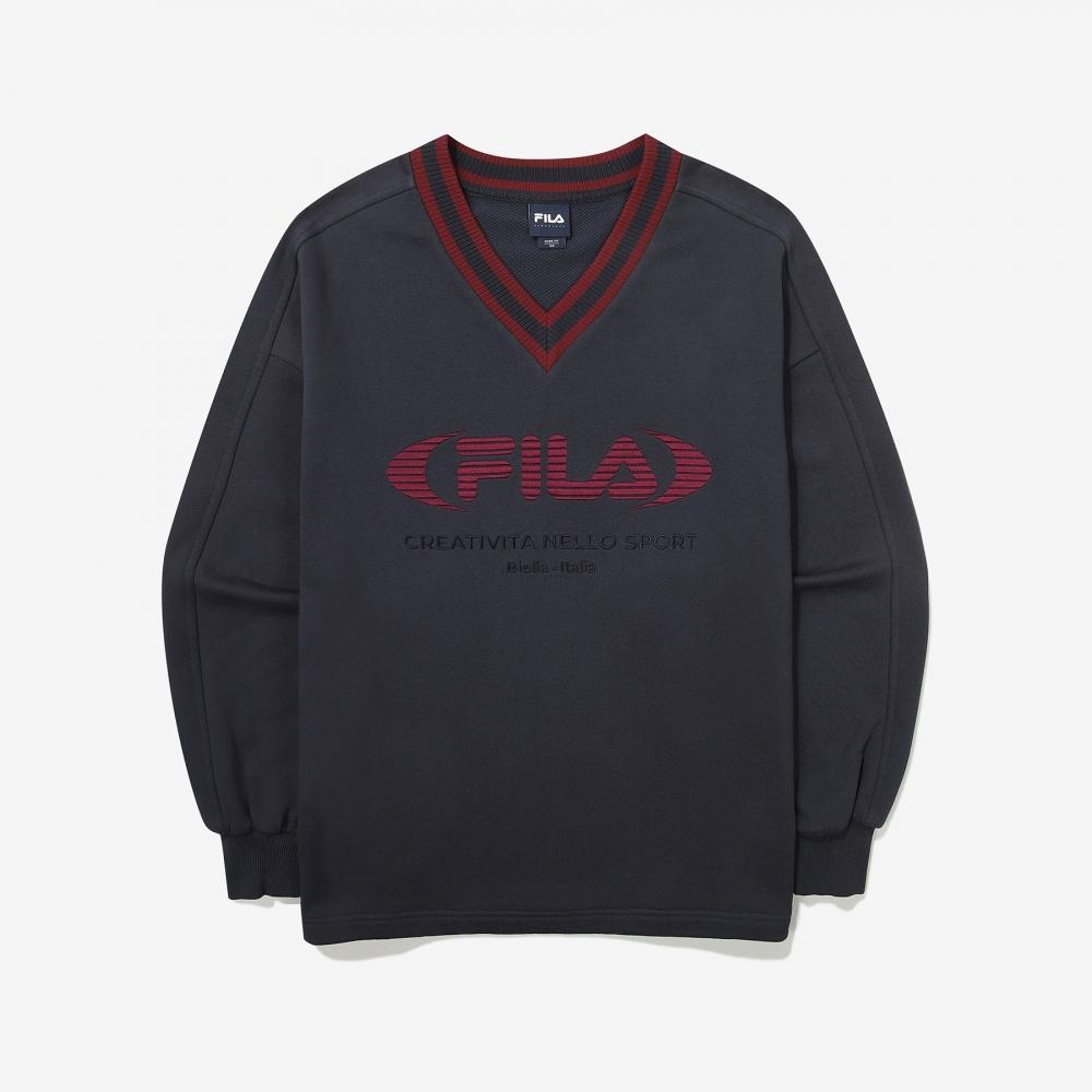 

Fila Толстовка с логотипом и V-образным вырезом Fs2pog3151f Ido INDIGO/W85