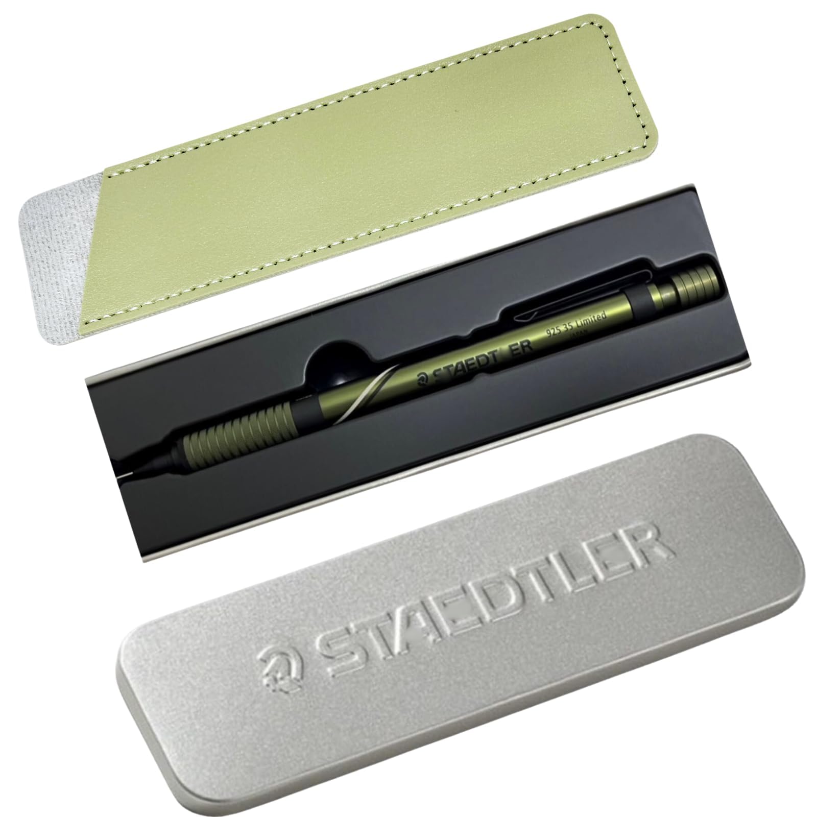 

Механический карандаш STAEDTLER 2024 Корейское Лимитированное Издание 925 35 05NW Оливково-зеленый с Пеналом 0,5 мм