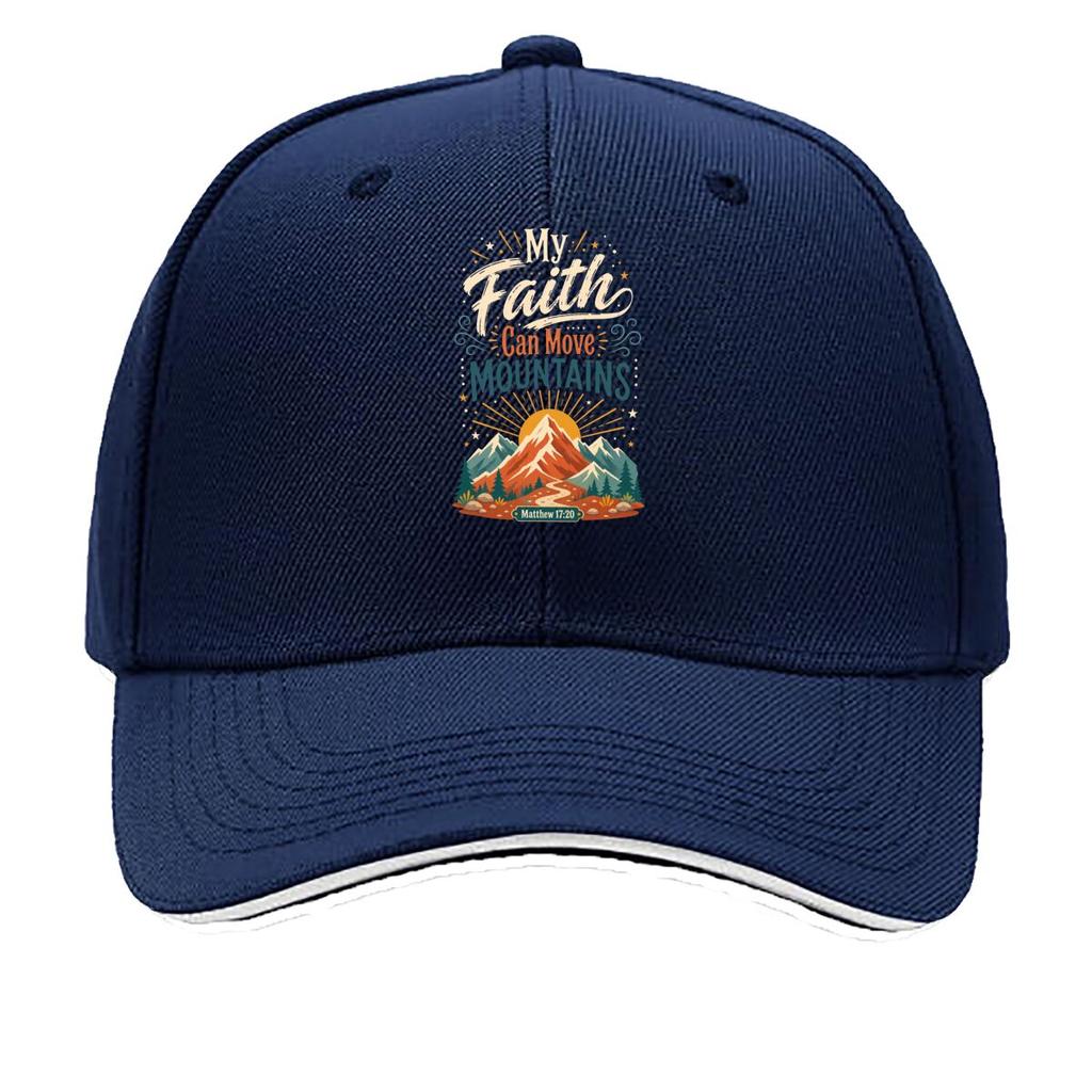 Faith Peaks Scripture Inspiration Le Hip Hop Hat Fashion Outdoor Sports Sandwich Baseball Cap